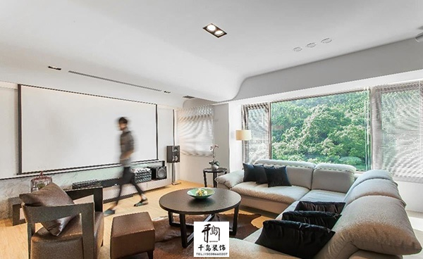 造型妝點，化解梁柱壓迫