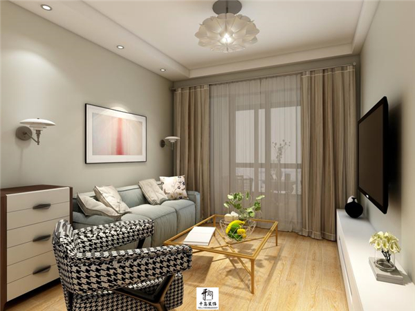 洛陽(yáng)裝修效果圖，80㎡小戶型裝修案例