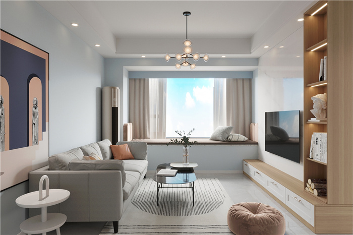北歐風客廳裝修效果圖
