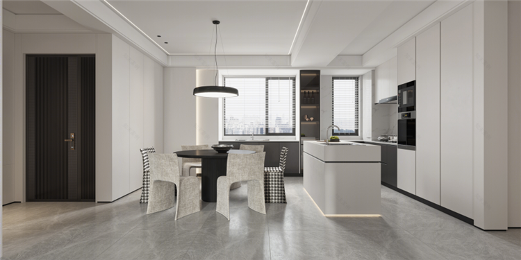 洛陽室內(nèi)裝修設計公司，極簡風餐廳裝修案例