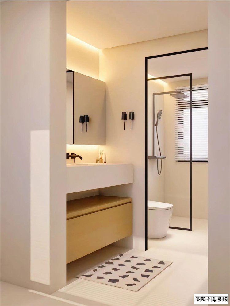 洛陽現(xiàn)代簡約風(fēng)衛(wèi)生間裝修案例