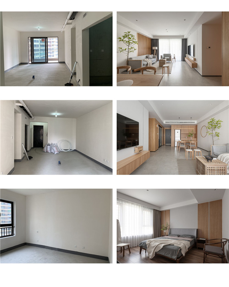 洛陽裝修毛坯月實(shí)景對(duì)比圖